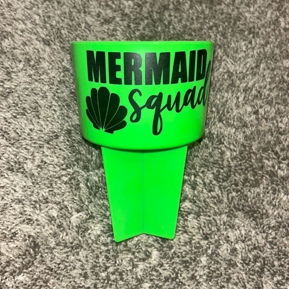 Mermaid Squad Beach Cubby Drink and Phone Holder